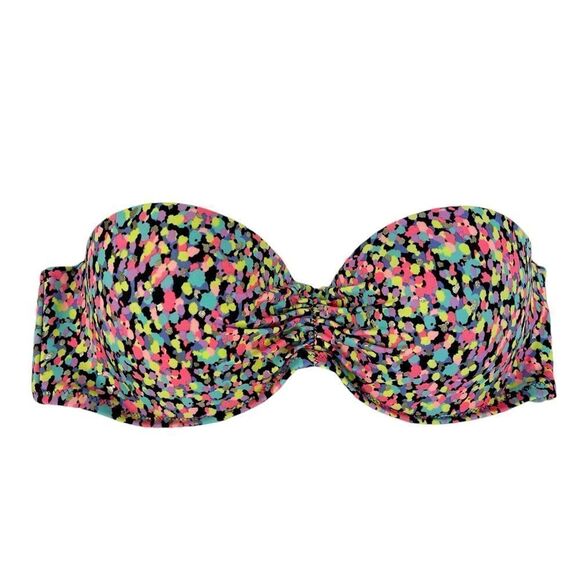 Victoria's Secret Swim Vs Swim Multi Dot Pushupbikini Top 34c